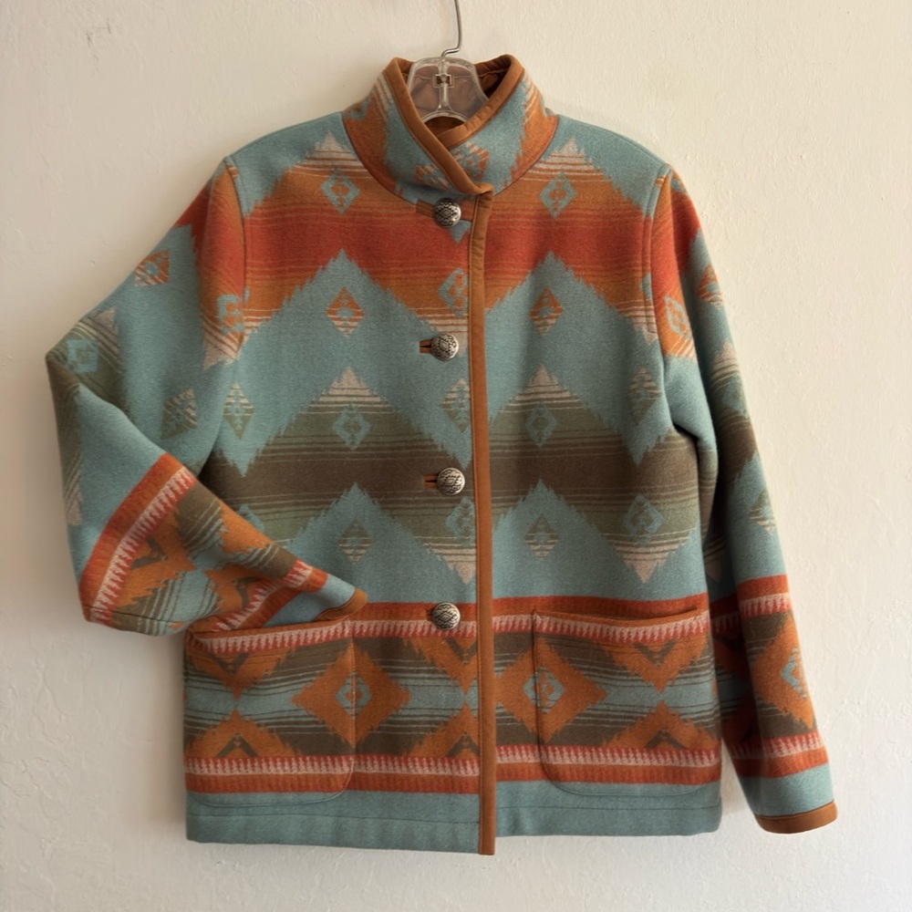 Pendleton Wool Southwestern Jacket., Lined. Vinta… - image 2